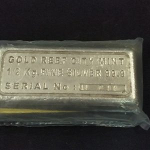 500 Gram Fine Silver 99,9 Cast Pressed Bar
