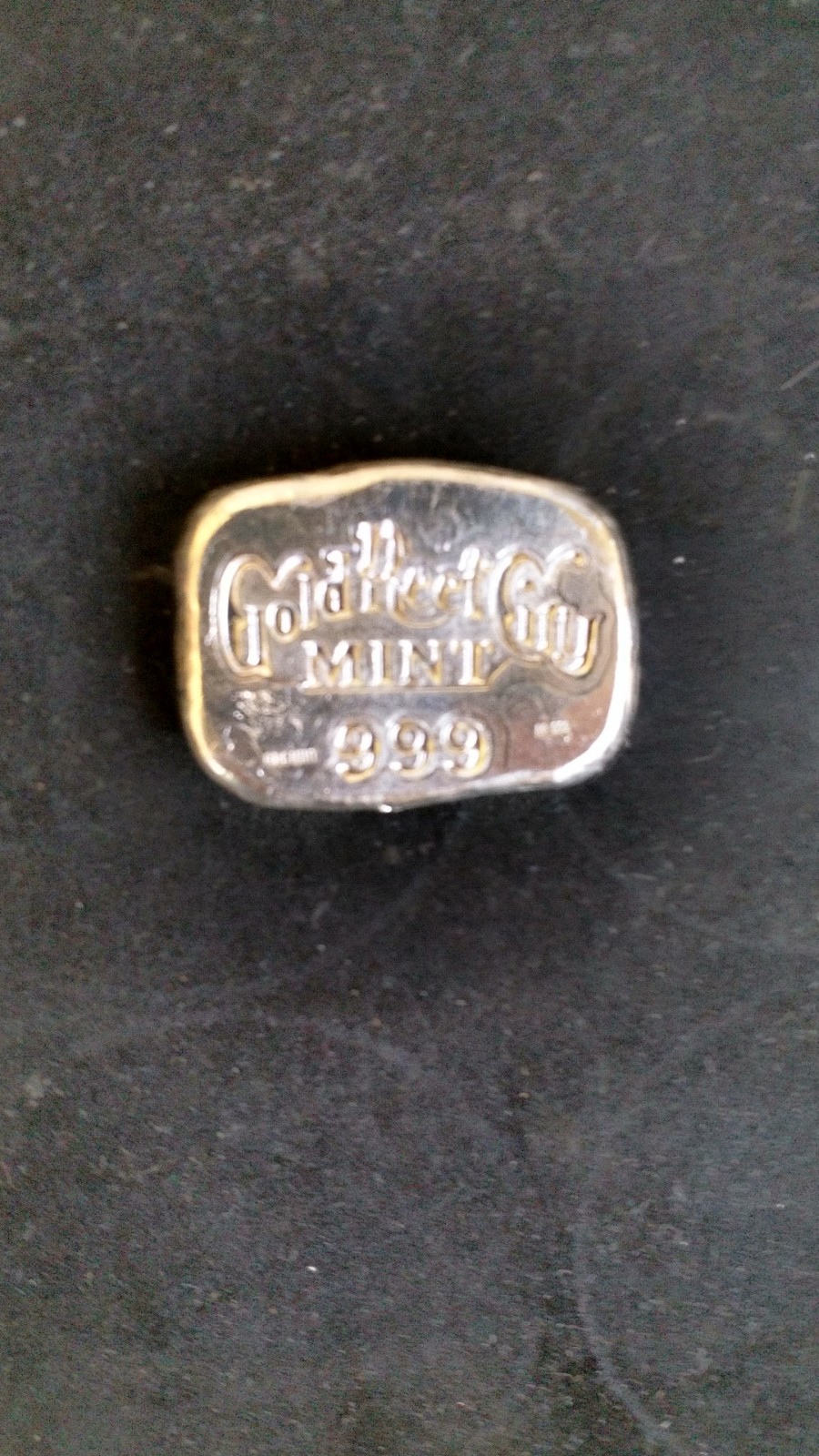 1oz Fine Silver Nugget Gold Reef City Mint