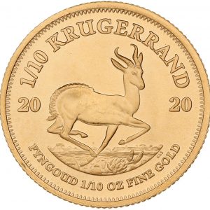 1/10 Oz Gold Krugerrand Coin