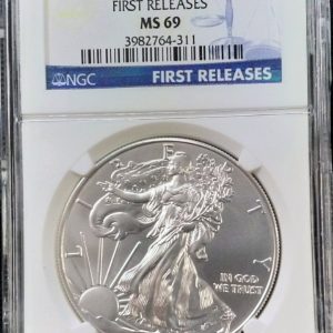 2015 EAGLE S$5 First Release NGC MS 69