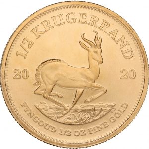 1/2 Oz Gold Krugerrand Coin