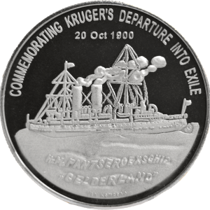 1oz Silver - Paul Kruger departure into Exile