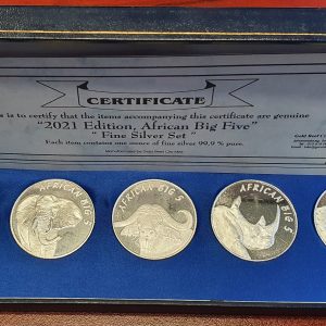 1oz Fine Silver Medallion Box Set - (Capsules included) with certificate