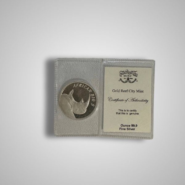 1oz Fine Silver Medallion - African Big 5 - Image 2