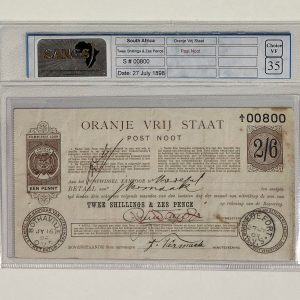 1898 - Twee Shillings & Zes Pence - Choice VF 35 SANGS Graded