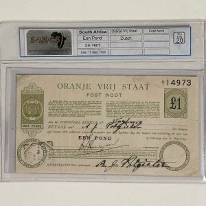 1899 - Een Pond - Very Fine 20 SANGS Graded