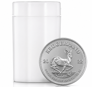1oz Fine Silver Krugerrands in Tube of 25