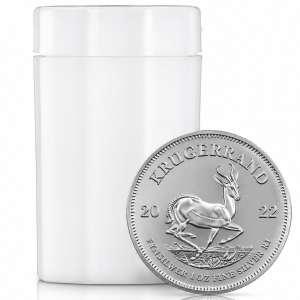 1oz Fine Silver Krugerrands in Tube of 25