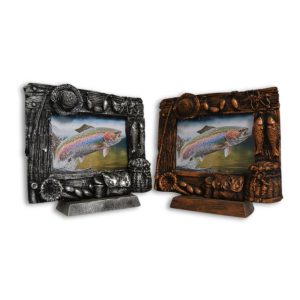 Resin Cast Fishing Frame - Standing