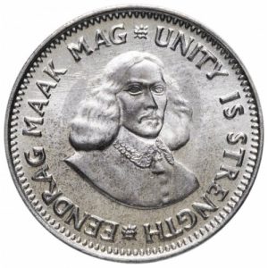 1963 Unc 2 1/2 c South African Coin