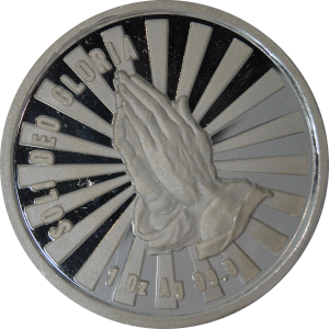 1 ounce Fine Silver - Lords Prayer English