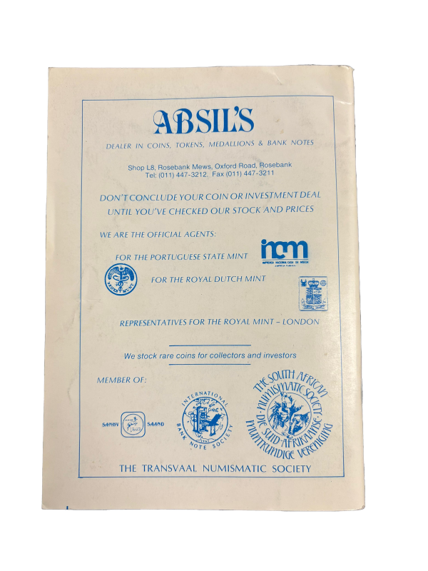 The Association of South African Numismatic Societies - Journal 3 - Image 2