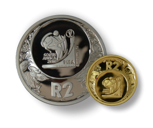 2006 - 2010 Soccer World Cup Gold and Sliver Set