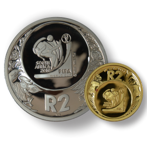 2006 - 2010 Soccer World Cup Gold and Sliver Set
