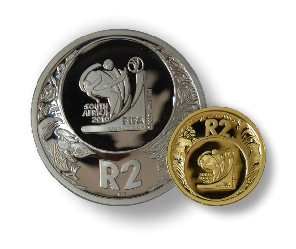 2006 - 2010 Soccer World Cup Gold and Sliver Set
