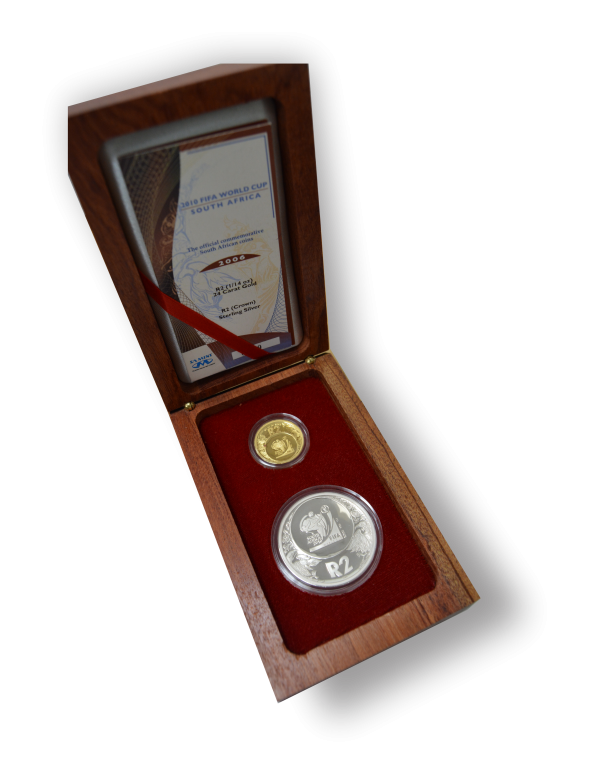 2006 - 2010 Soccer World Cup Gold and Sliver Set - Image 5