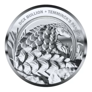 1oz Fine Silver Pangolin + Includes Capsule