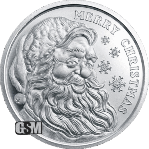 1 oz 2025 Merry Christmas Santa + Capsule