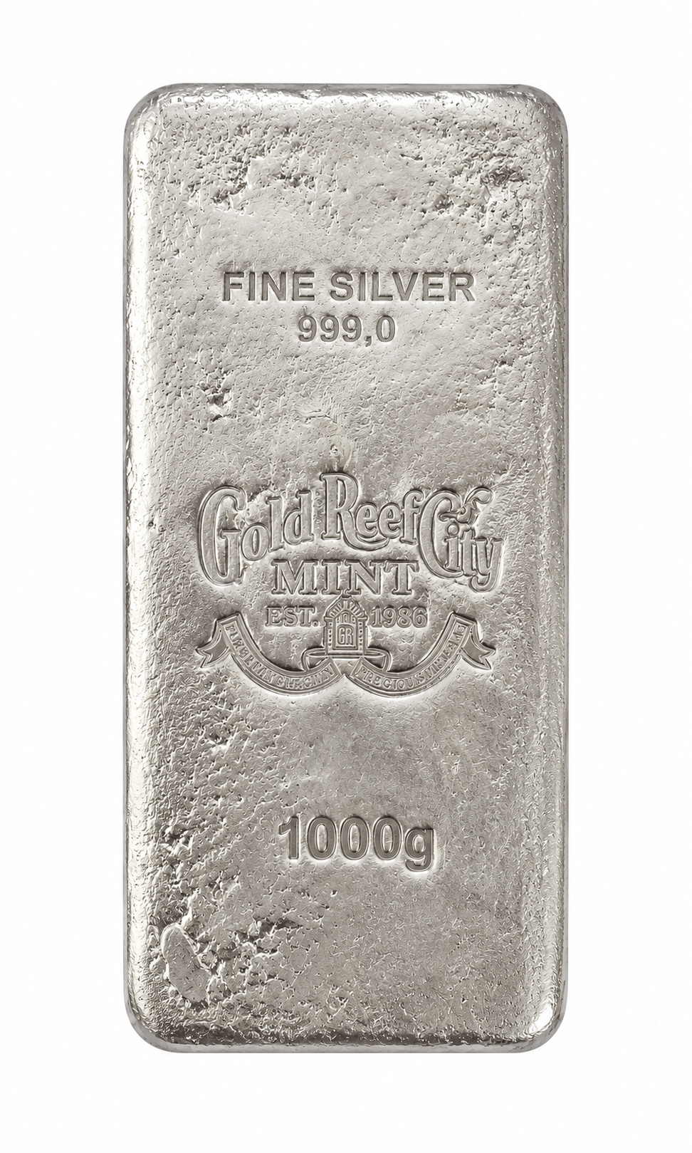1kg Fine Silver Bar (Flat) – Gold Reef City Mint