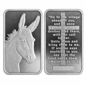 100G Fine Silver Bar - The Donkey