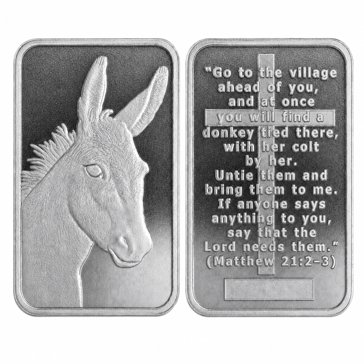 100G Fine Silver Bar - The Donkey