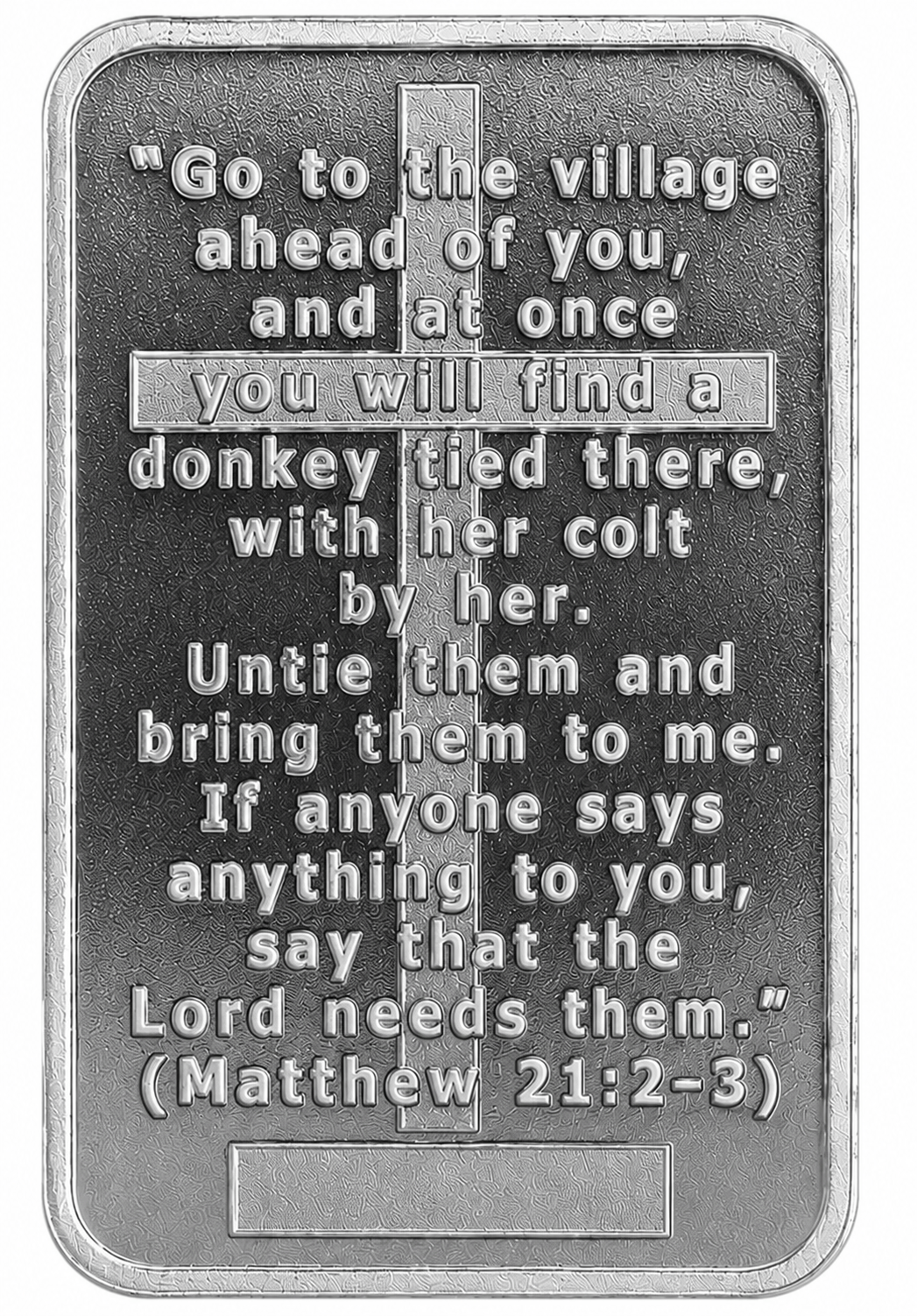 100G Fine Silver Bar - The Donkey - Image 2