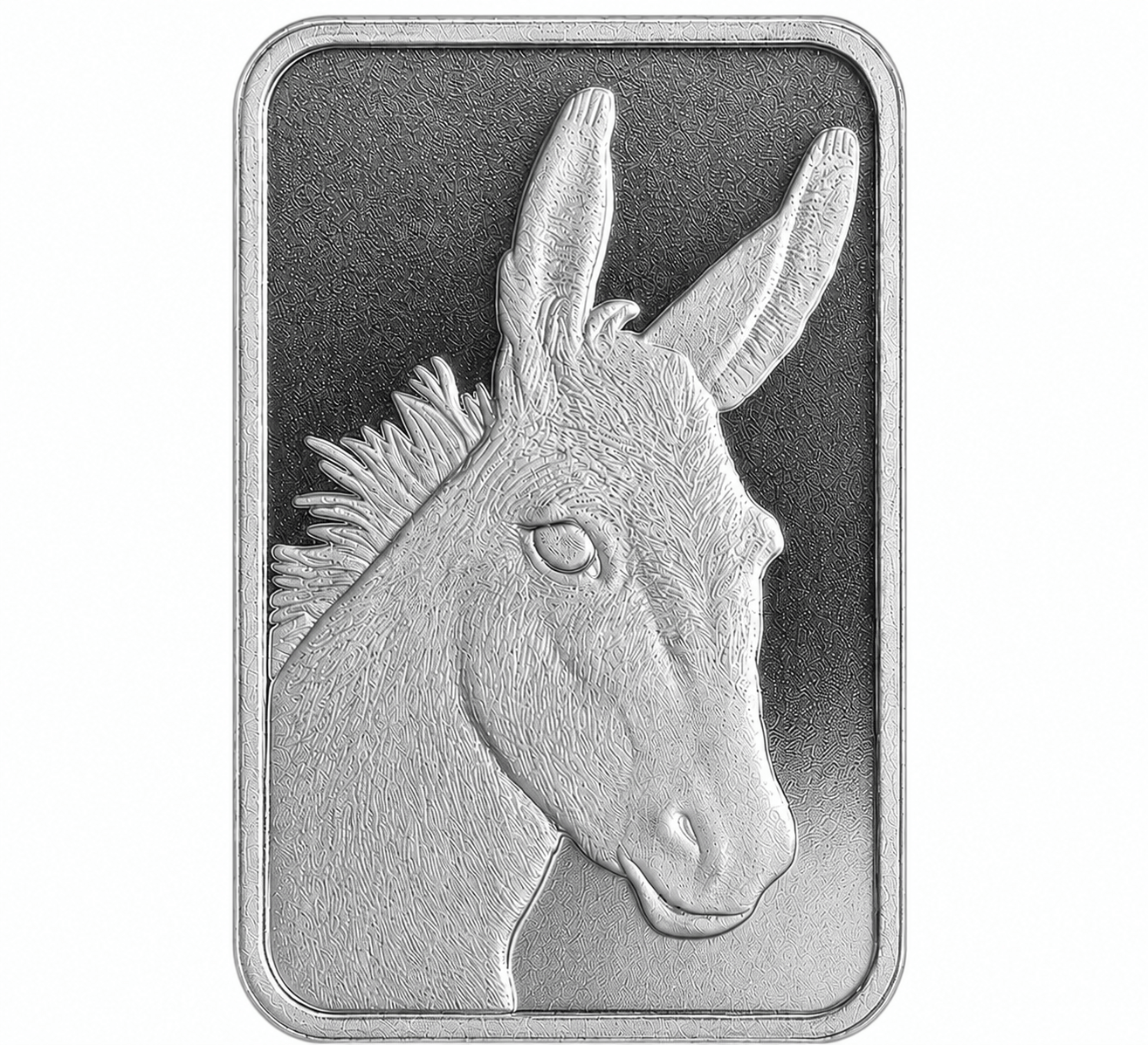 100G Fine Silver Bar - The Donkey - Image 3