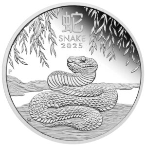 1oz Fine Silver Year of the Snake 2025 + Capsule