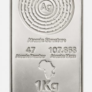 1kg Fine Silver Atomic Bar