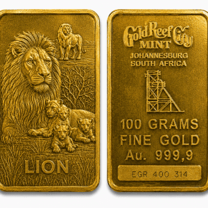 100g Gold Minted Bar
