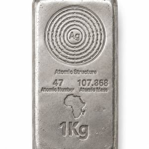 1kg Fine Silver Atomic Bar