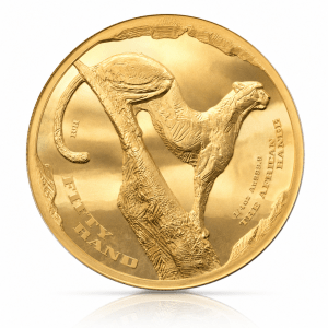 Ultra High Relief - 1/4oz Fine Gold Surveying Cheetah