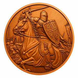 1oz Pure Copper - The Templar