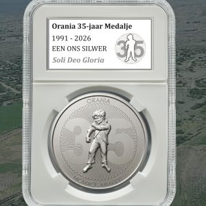 1oz Fine Silver - 35 years of Orania Medallion